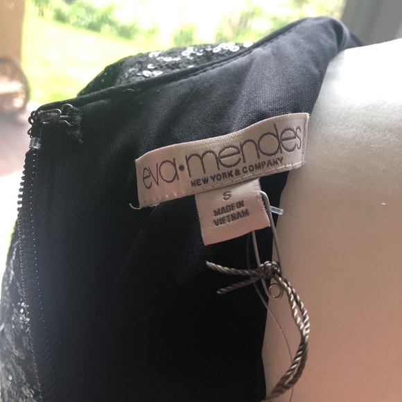 NWT Black Sequin Dress |Eva Mendez-NY & Co| Small - Picture 6 of 8